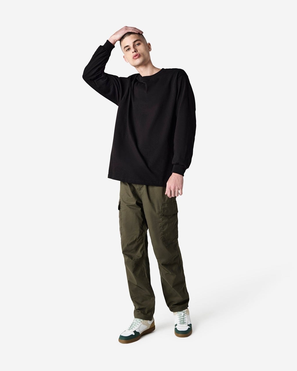 1304 American Apparel Heavyweight Cotton Unisex Long Sleeve T-Shirt