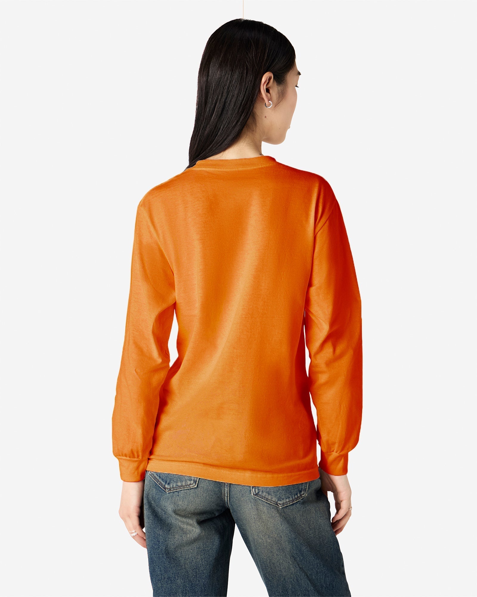 1304 American Apparel Heavyweight Cotton Unisex Long Sleeve T-Shirt