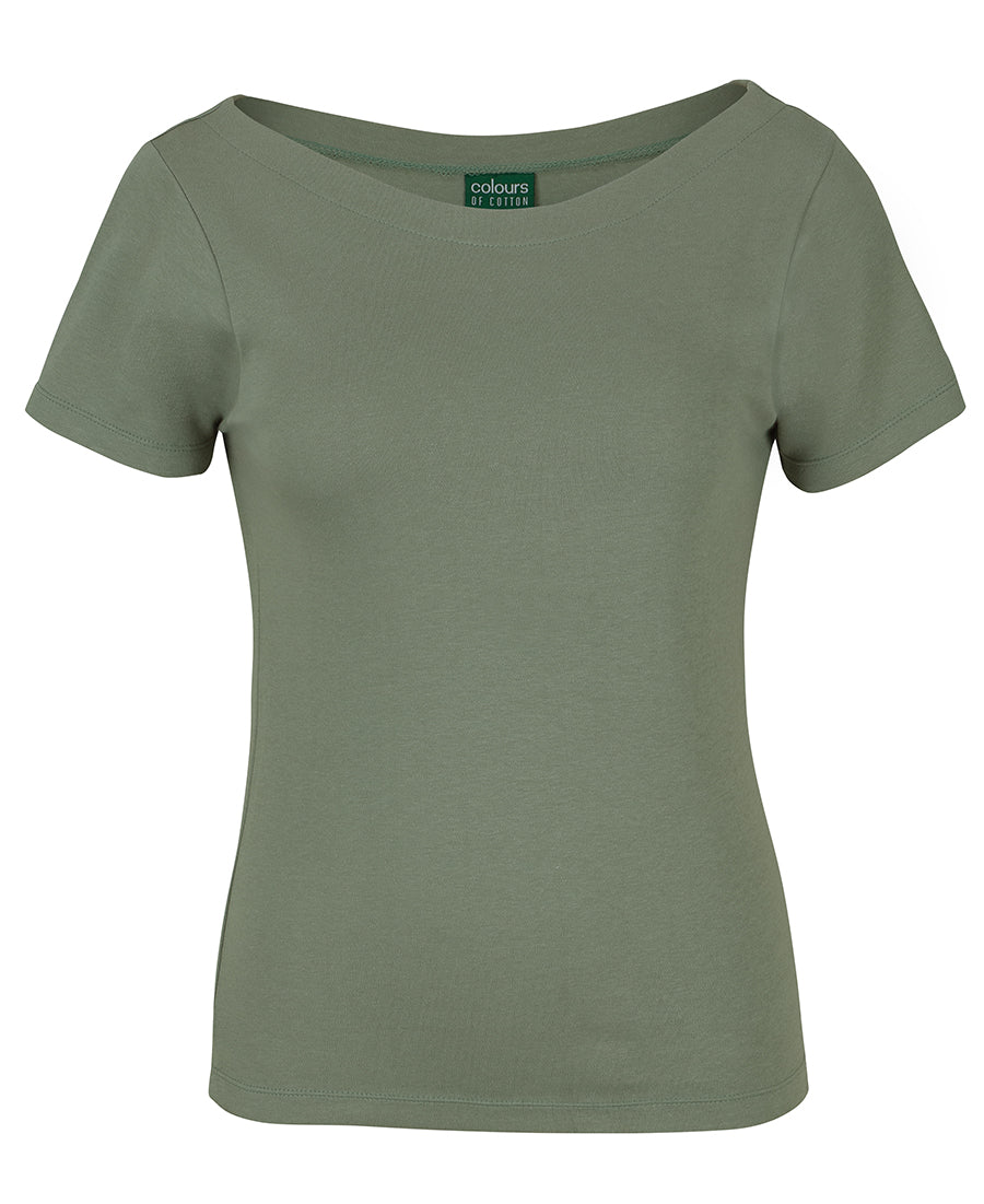 C OF C BOAT NECK TEE 1BTS