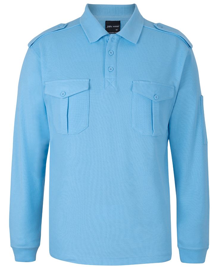 JB's L/S 250 Epaulette Polo 210EL