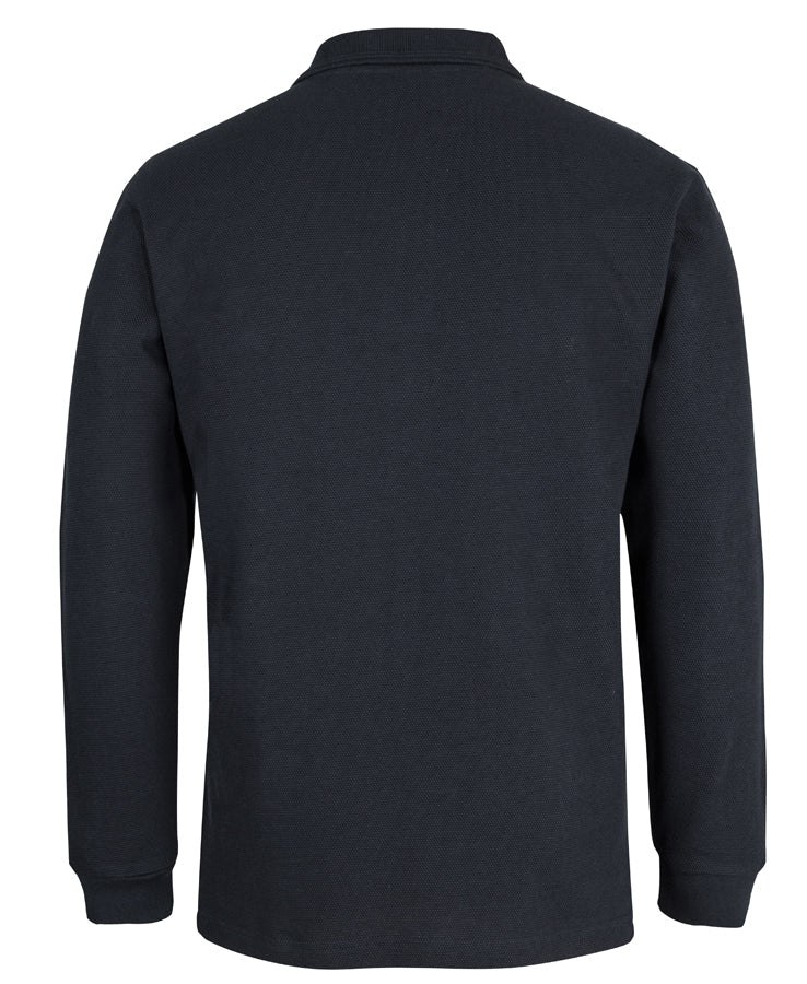 C of C 320g L/S Popcorn Cotton Polo 2PCL