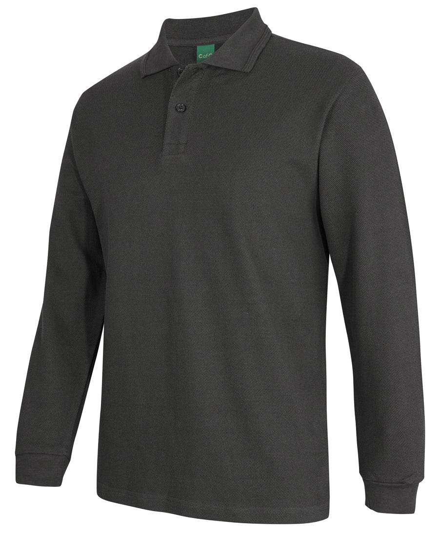 C of C 320g L/S Popcorn Cotton Polo 2PCL