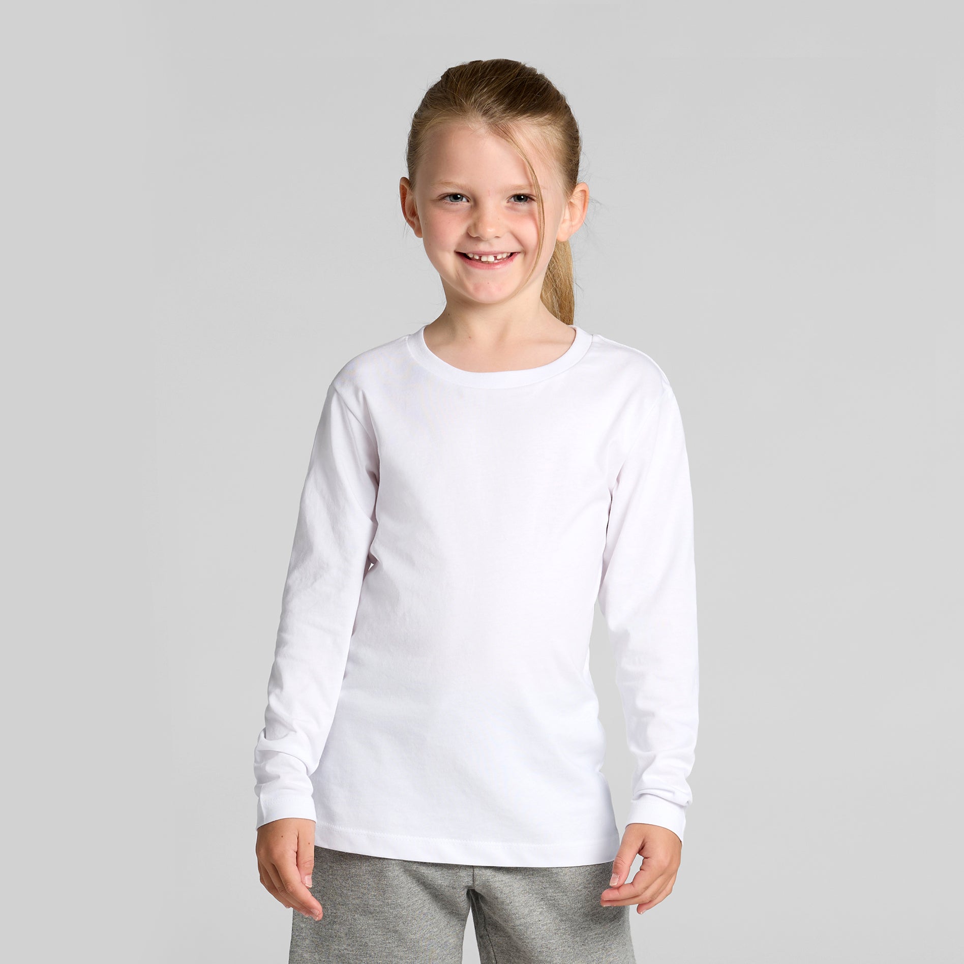 3007 KIDS STAPLE LS TEE