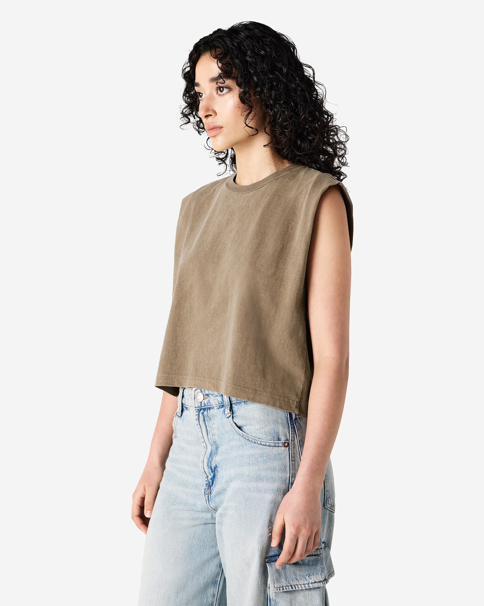 307GD American Apparel Women's Muscle T-shirt