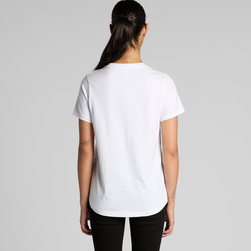 4024 WOS MAPLE CURVE TEE