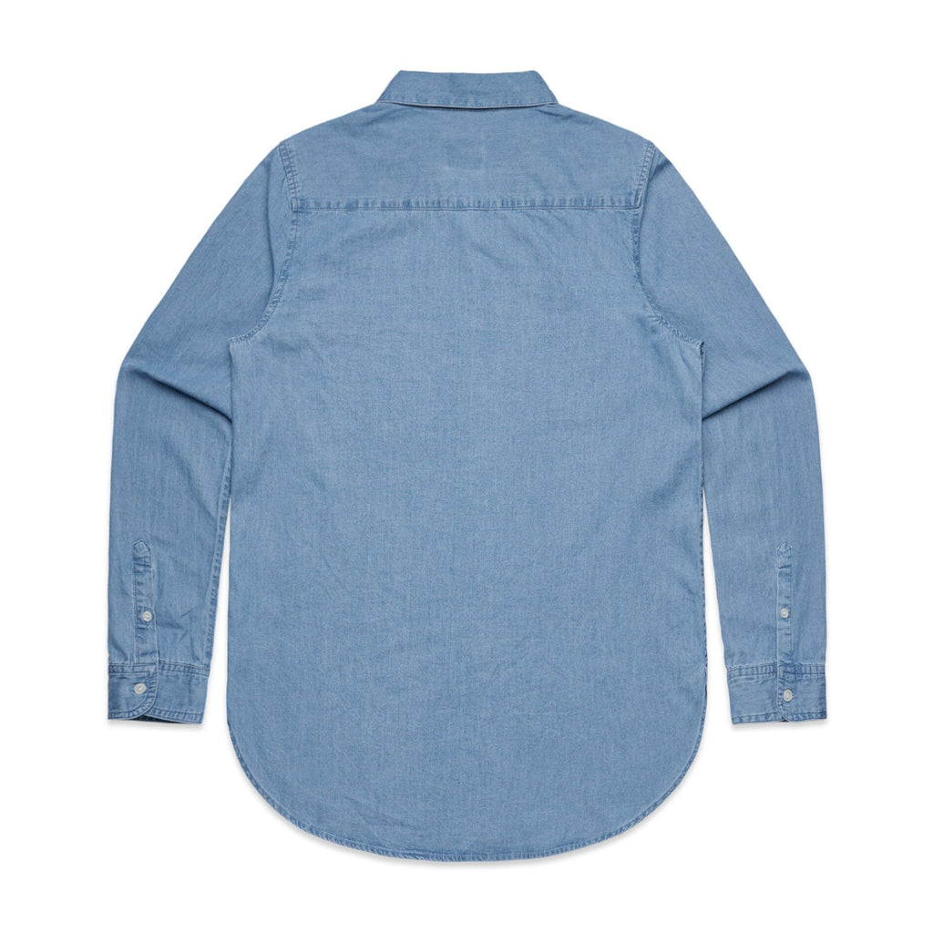 LADIES BLUE DENIM SHIRT - 4042