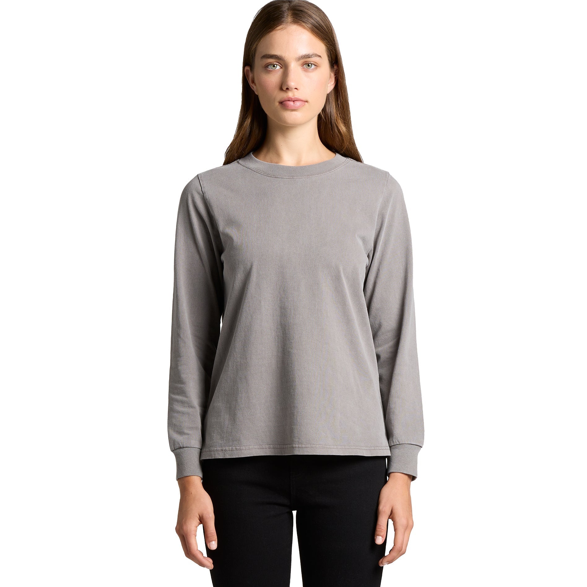 4083 WOS HEAVY FADED LS TEE