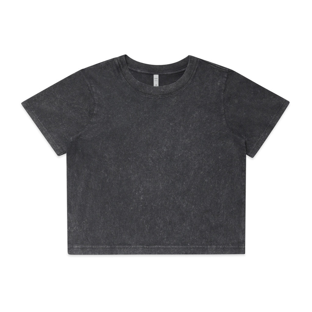 4086 WOS STONE WASH HEAVY CROP
