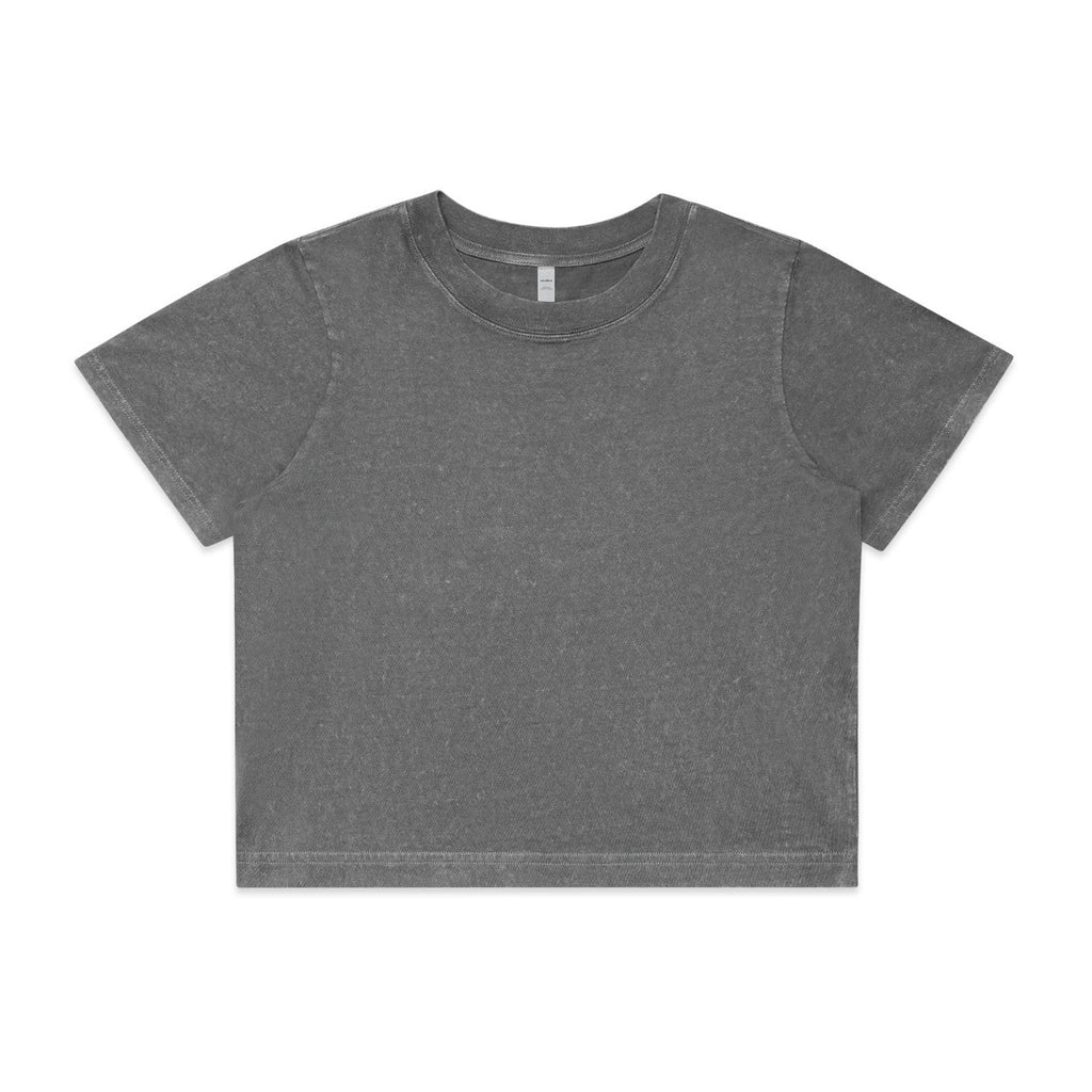 4086 WOS STONE WASH HEAVY CROP