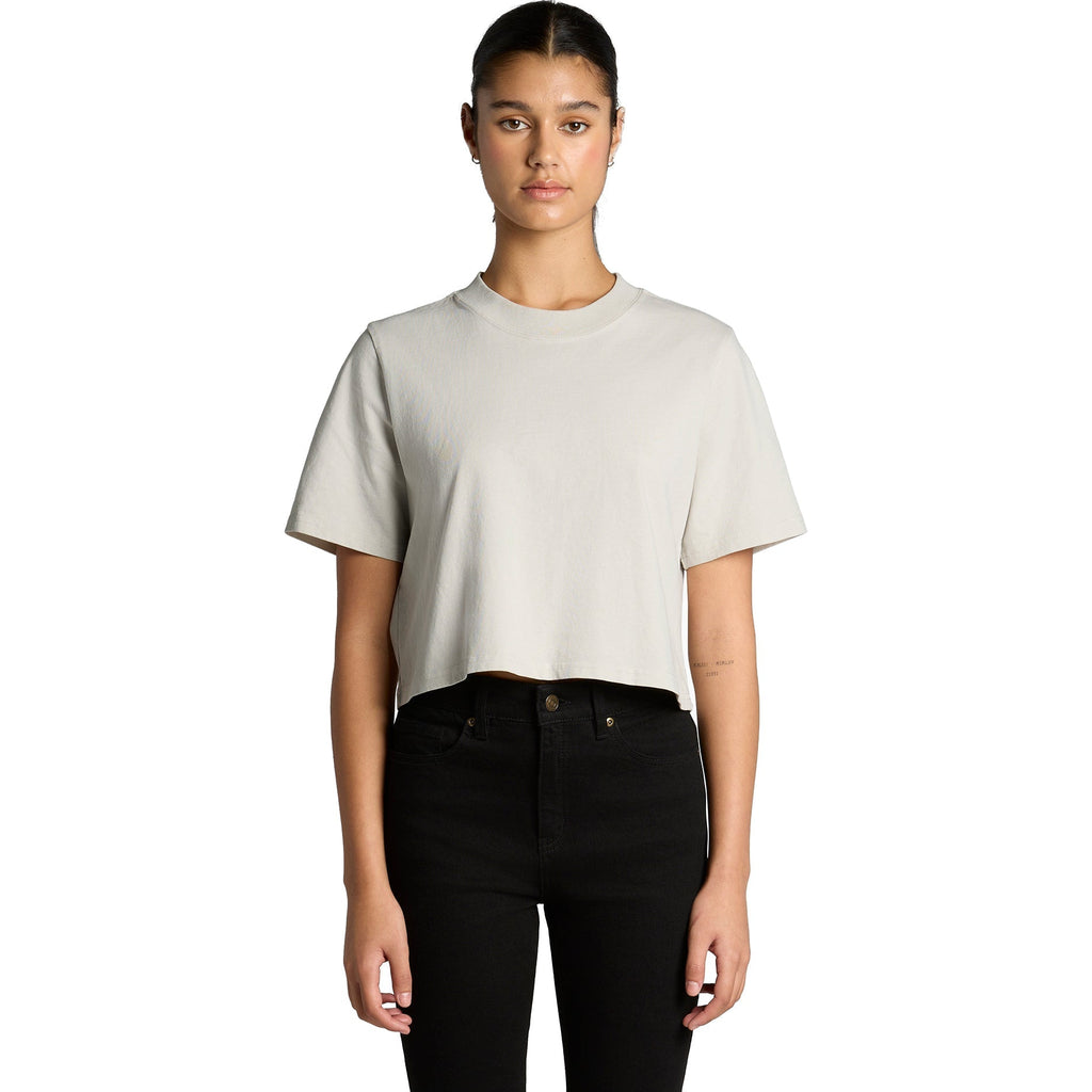 4089 WOS HEAVY FADED CROP TEE