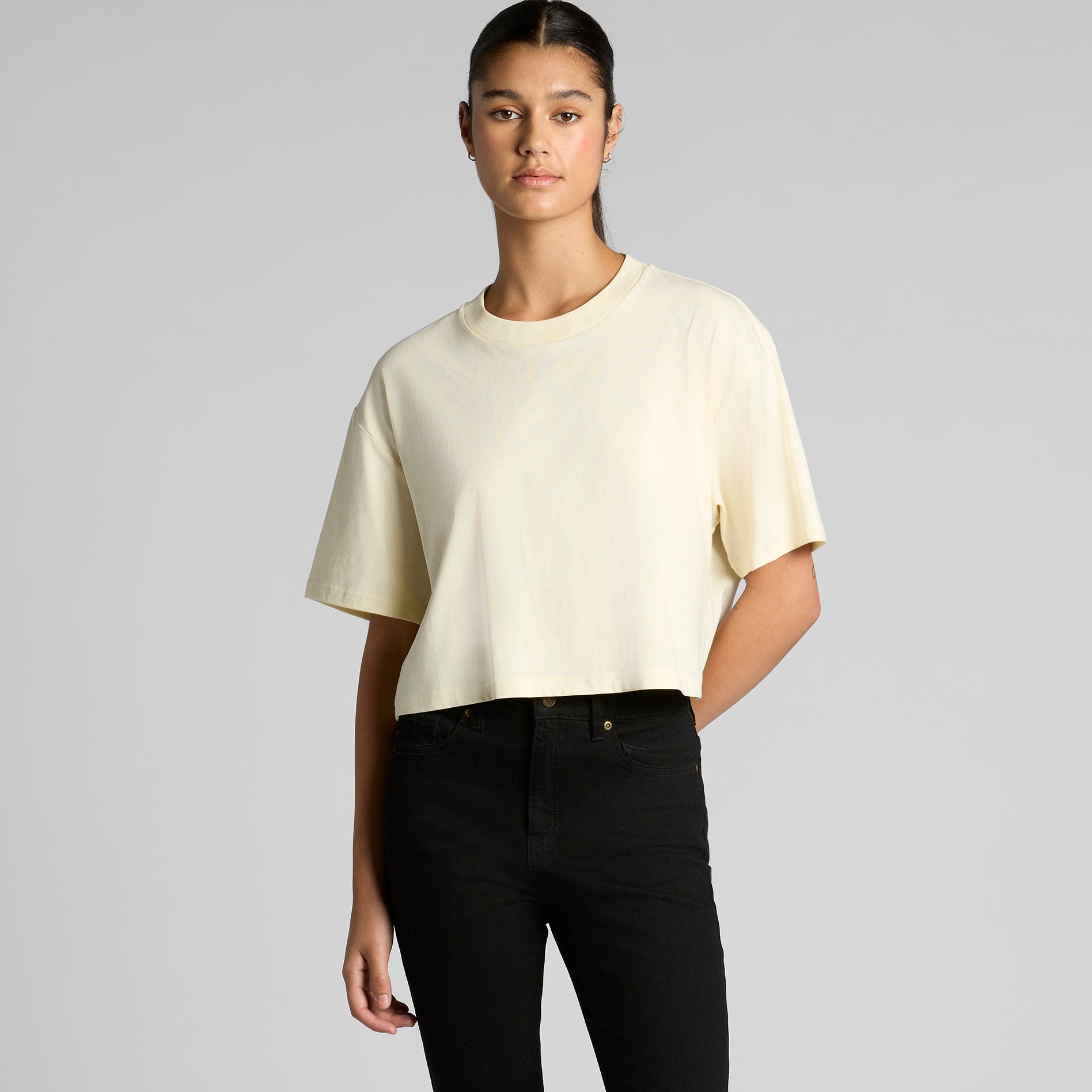 4093 WOS MARTINA CROP TEE