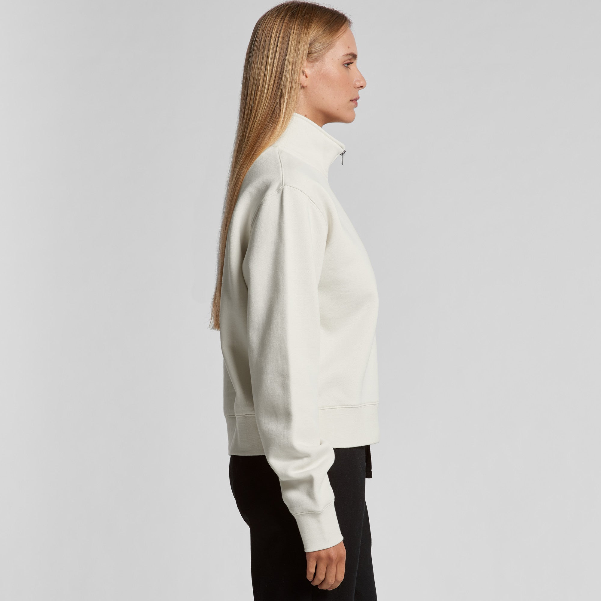 WOMENS STENCIL HALF ZIP - 4125