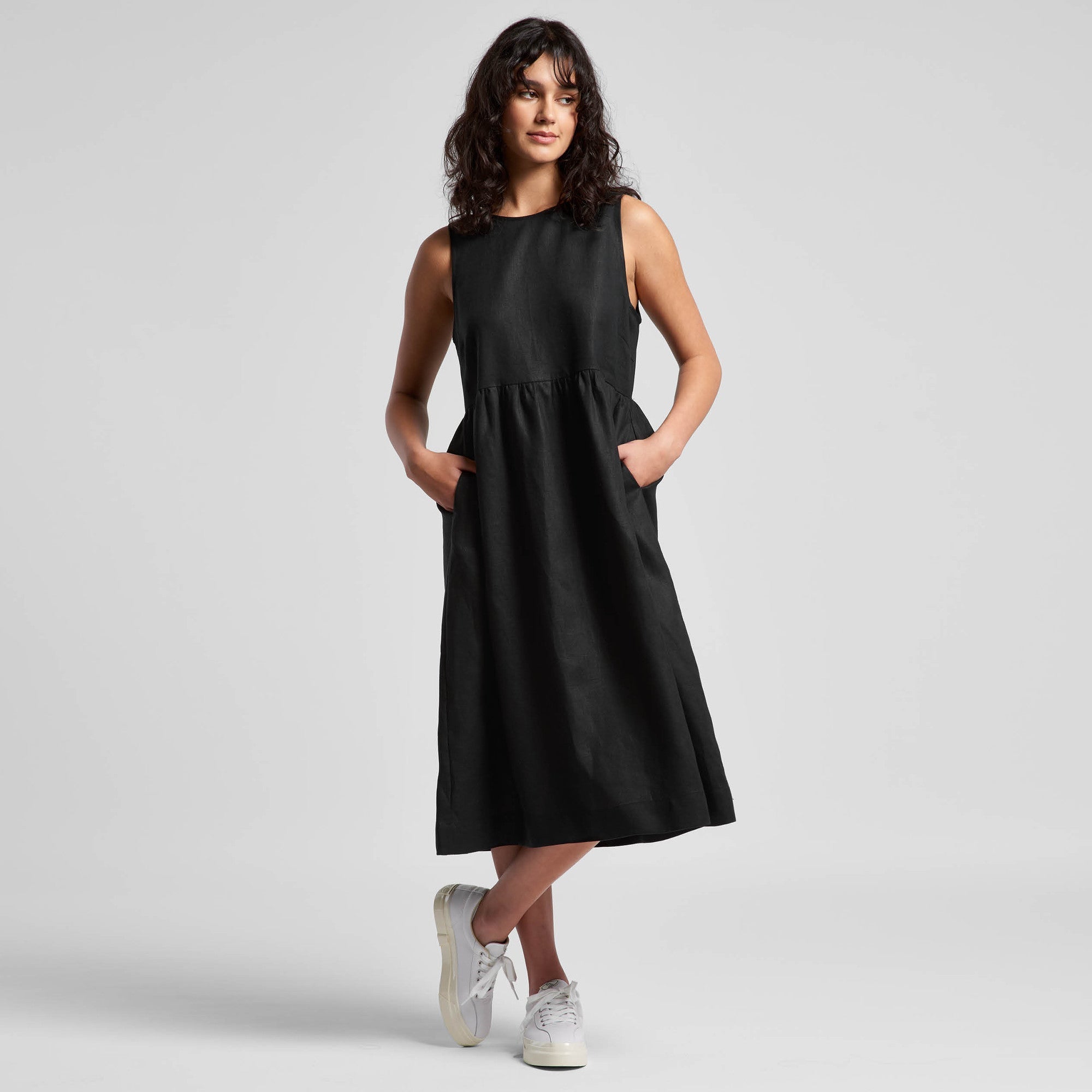 LINEN DRESS - 4904