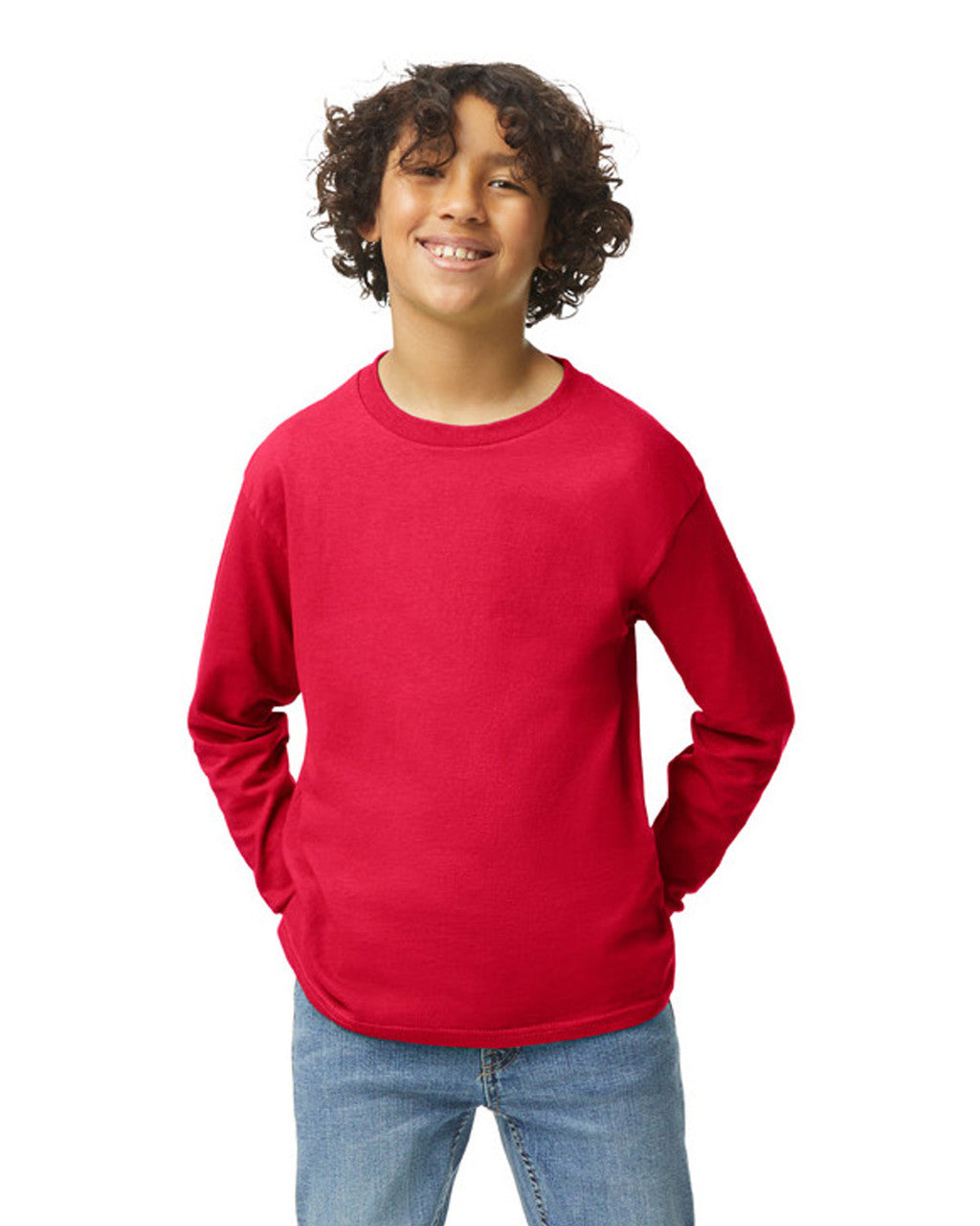 5400B Gildan Heavy Cotton Youth Long Sleeve T-shirt