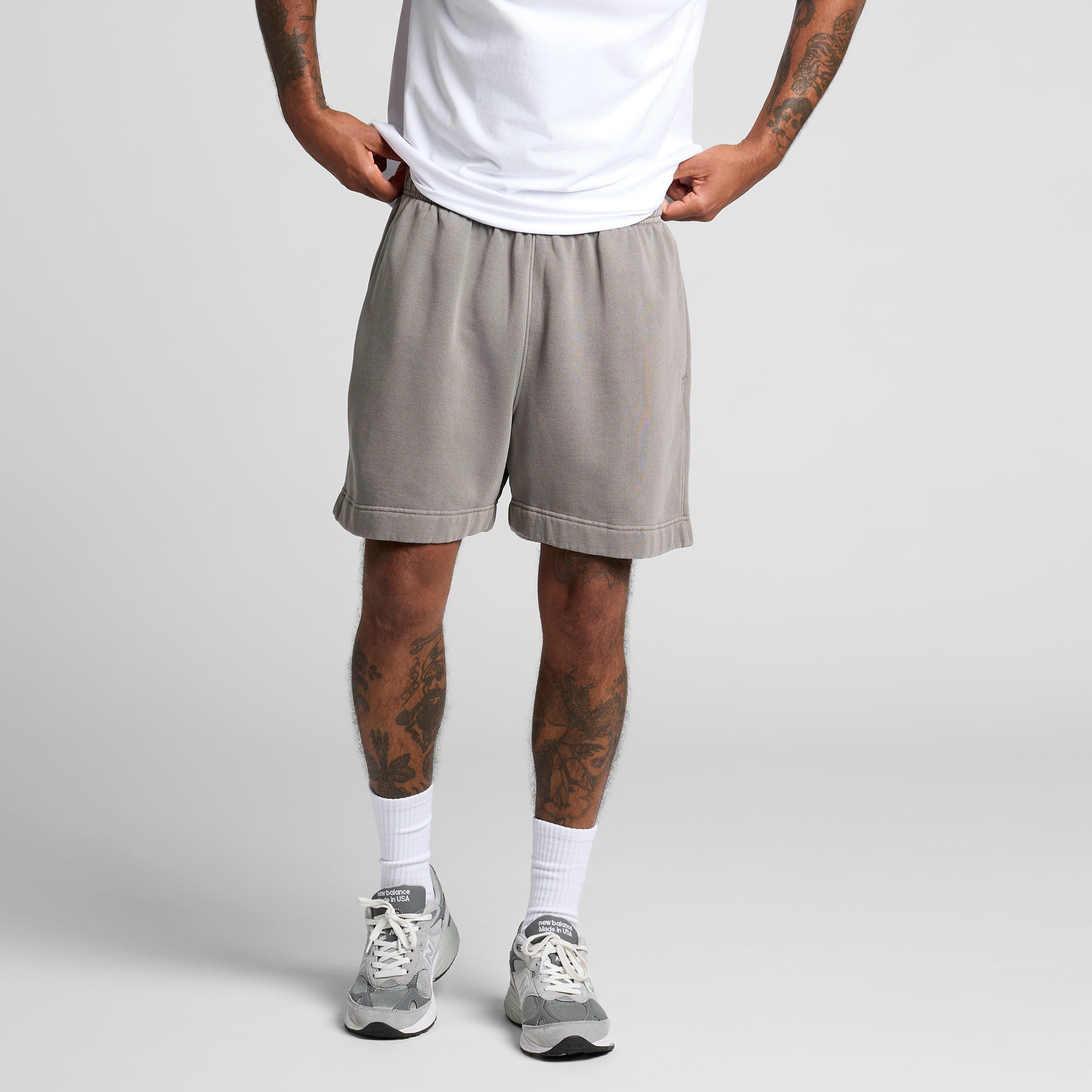 5939 RELAX FADED TRACK SHORT