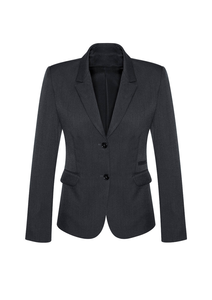 64019 Womens Comfort Wool Stretch 2 Button Mid Length Jacket