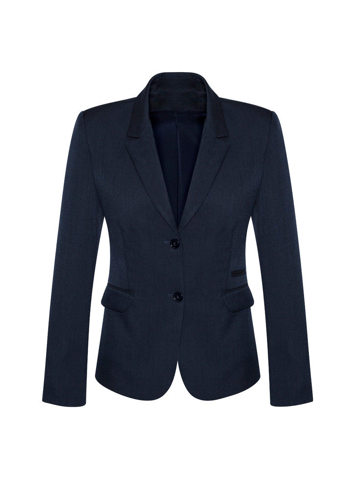 64019 Womens Comfort Wool Stretch 2 Button Mid Length Jacket