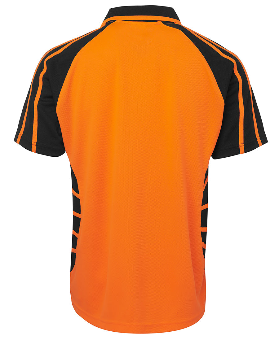 JB's Wear Hi Vis S/S Spider Polo 6HSP