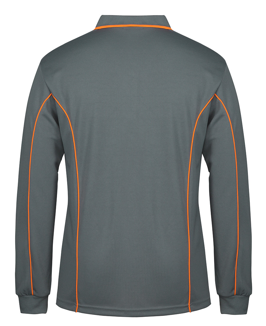 JBS PODIUM L/S PIPING POLO 7PIPL