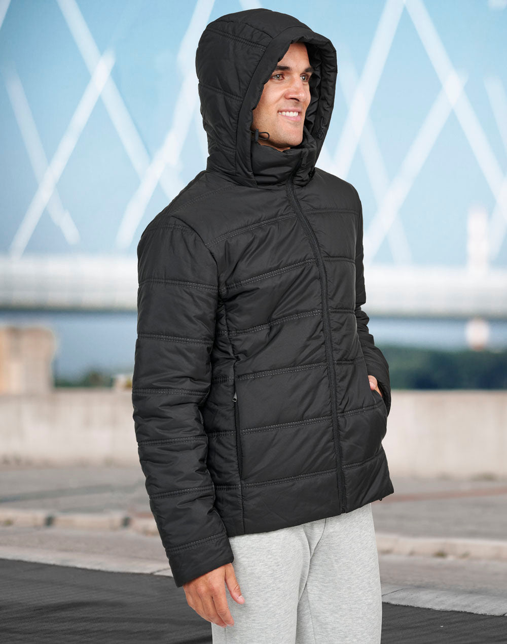 JK58 UNISEX SUSTAINABLE SEAMLESS PARKA JACKET (3D CUT)