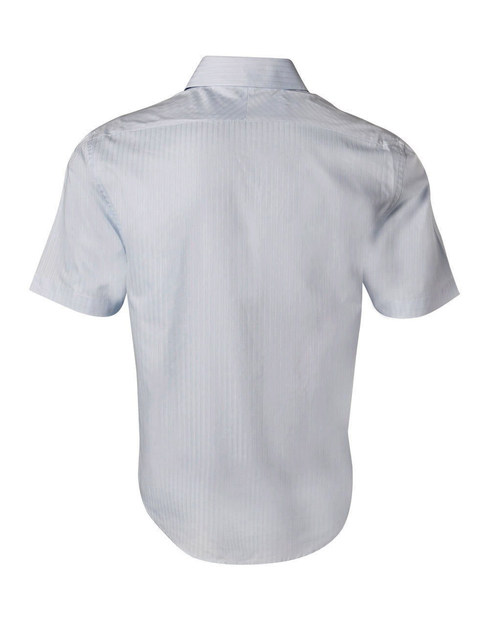 Benchmark M7100S Men's Self Stripe Short Sleeve Shirt