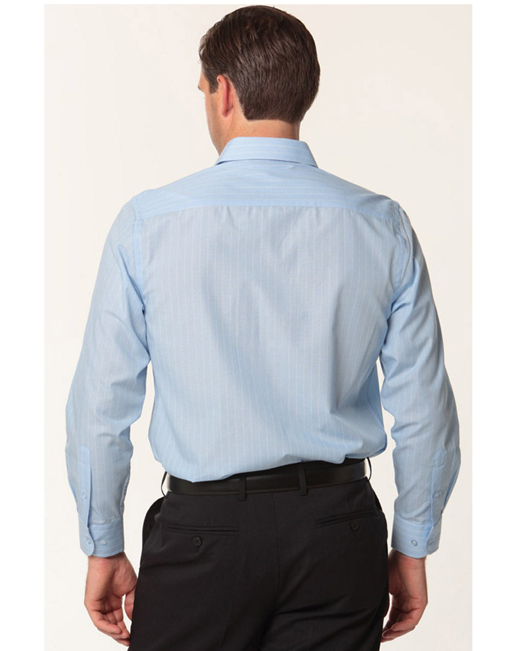 Benchmark M7222 Men's Pin Stripe Long Sleeve Shirt