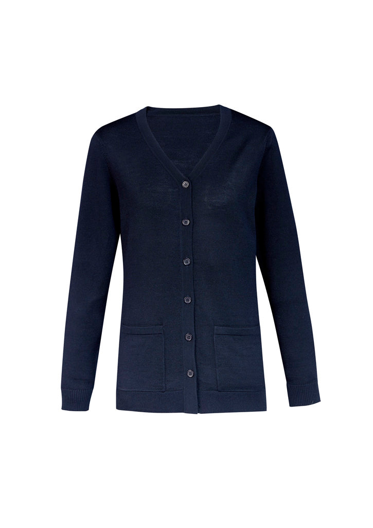 BIZ CARE WOMENS BUTTON FRONT CARDIGAN CK045LC