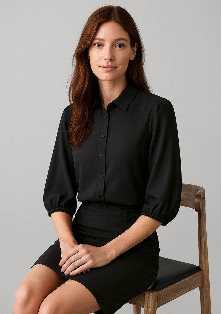 RB965LT Womens Lucy 3/4 Sleeve Blouse