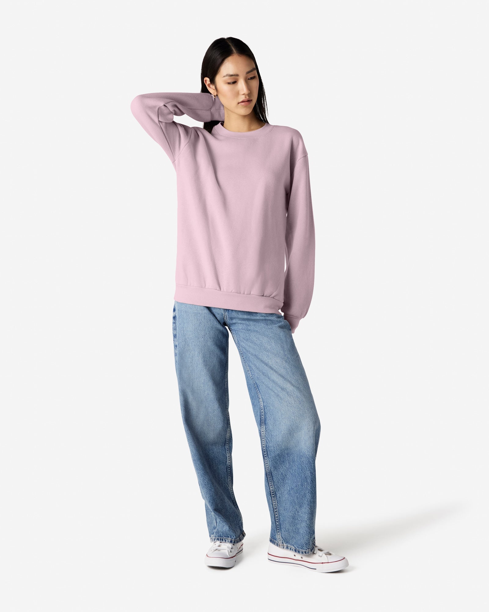 RF496 American Apparel Reflex Fleece Unisex Crewneck Sweatshirt