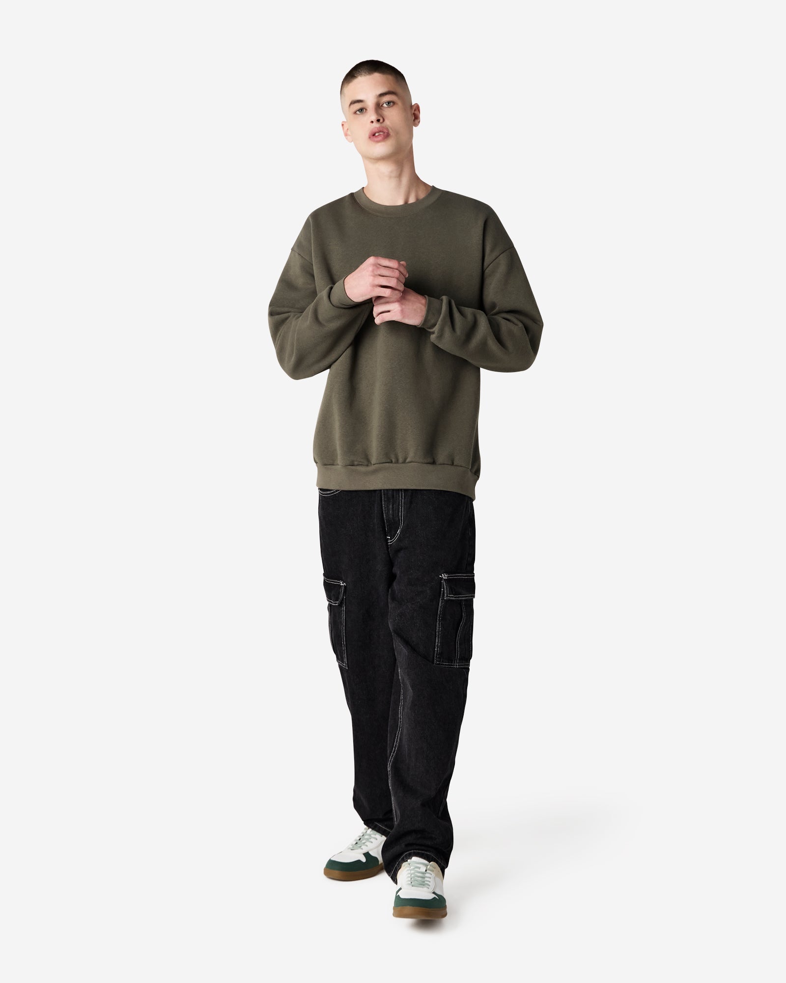 RF496 American Apparel Reflex Fleece Unisex Crewneck Sweatshirt