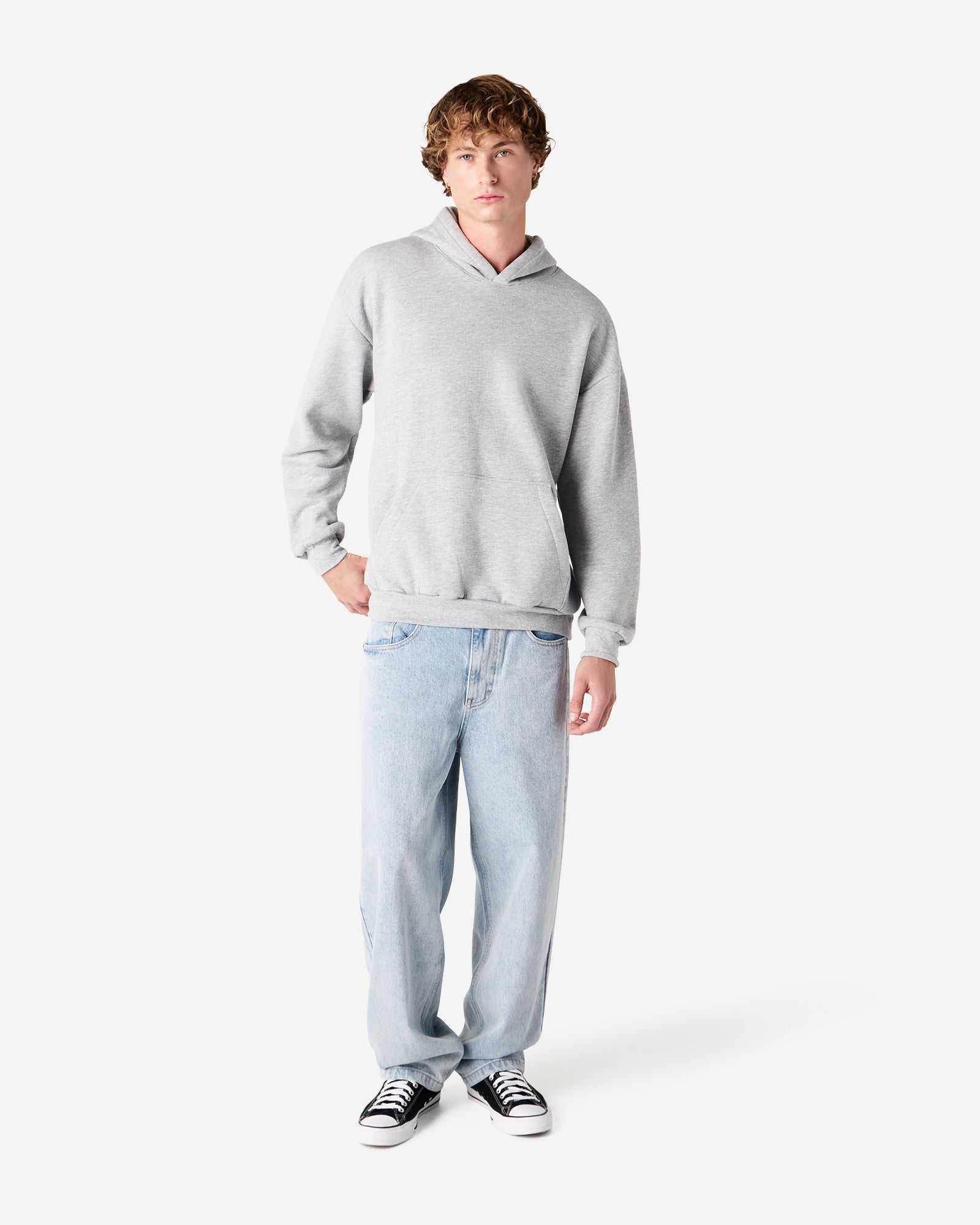 RF498 American Apparel Reflex Fleece Unisex Hooded Sweatshirt