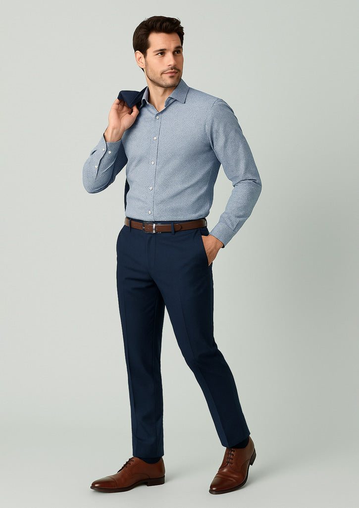 RGP407M Mens Renew Slim Fit Flat Front Pant