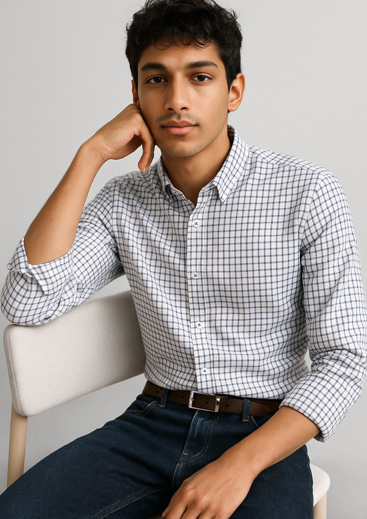 RS070ML Mens Noah Long Sleeve Shirt