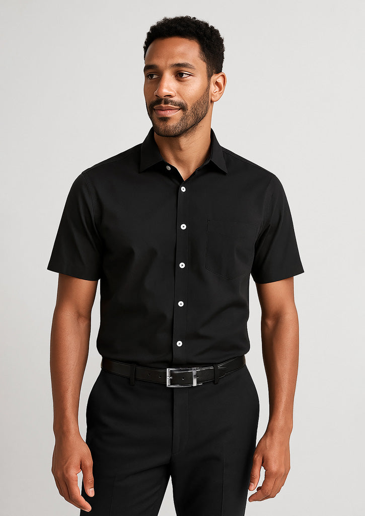 RS968MS Mens Charlie Classic Fit Short Sleeve Shirt