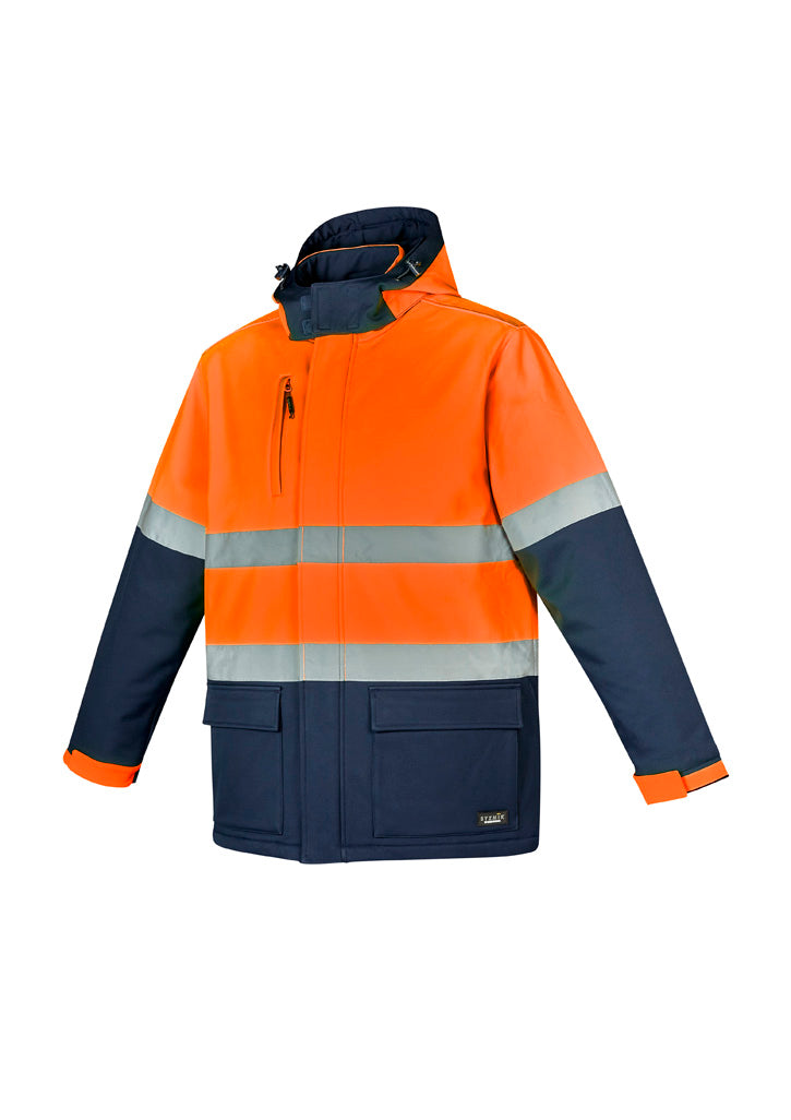 Syzmik Unisex Hi Vis Antarctic Softshell Taped Jacket ZJ553