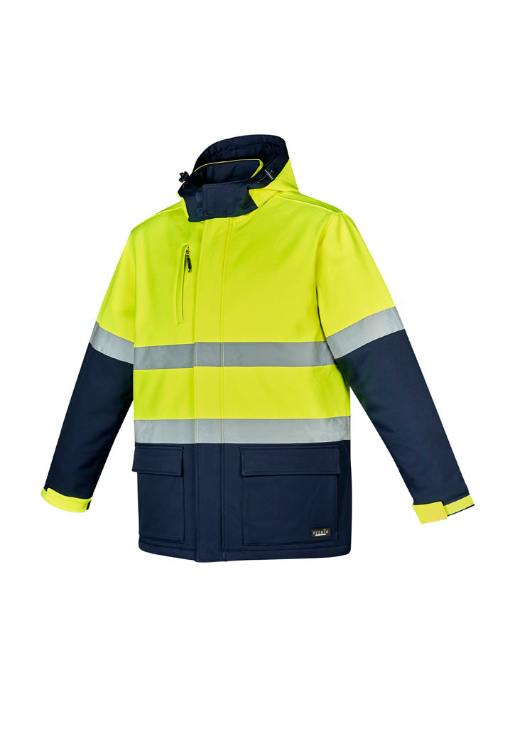 Syzmik Unisex Hi Vis Antarctic Softshell Taped Jacket ZJ553