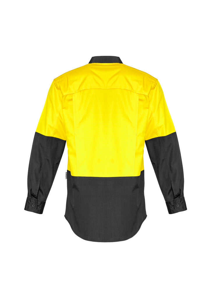 Syzmik Mens Rugged Cooling Hi Vis Spliced Shirt ZW128