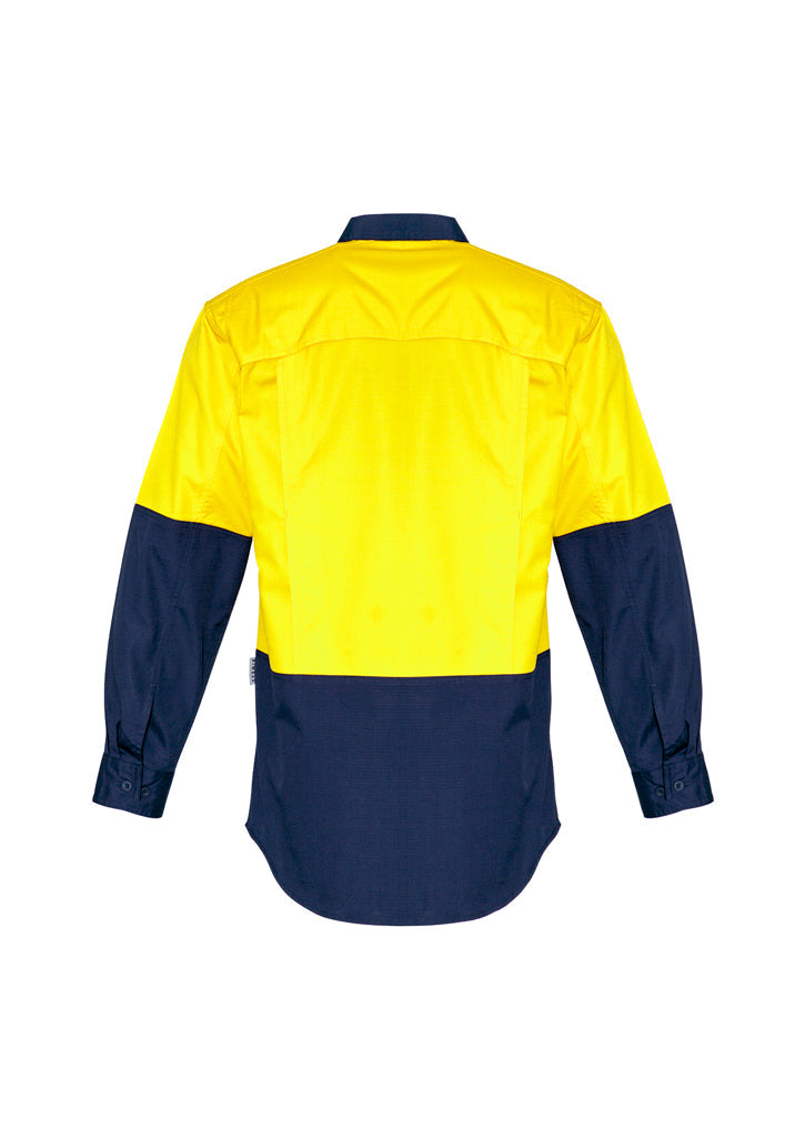 Syzmik Mens Rugged Cooling Hi Vis Spliced Shirt ZW128