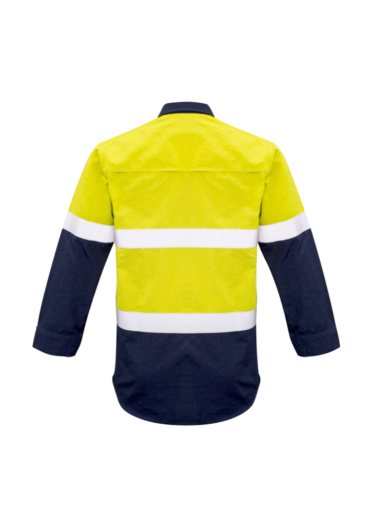 Syzmik Mens FR Hooped Taped Spliced Shirt ZW132
