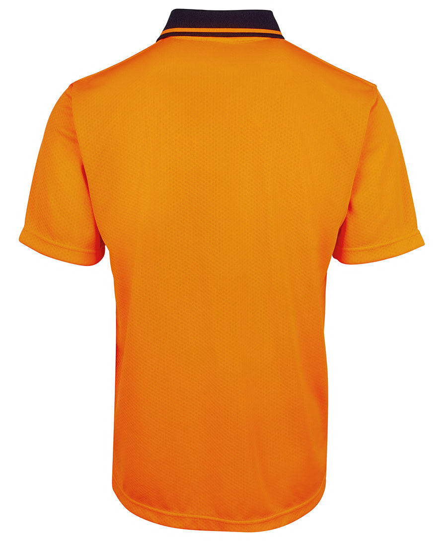 JB's Wear Hi Vis Jacquard Non Cuff Polo 6HJNC