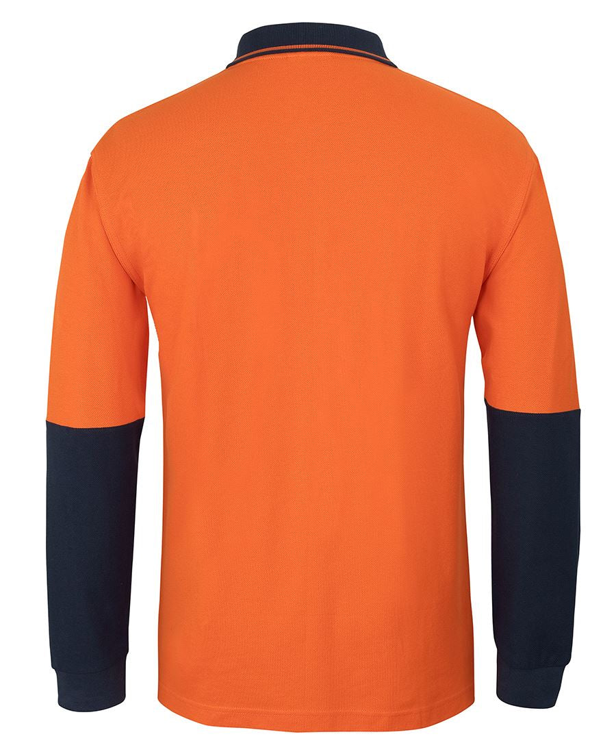 JB's Wear HI VIS L/S COTTON PIQUE TRAD POLO 6HVQL