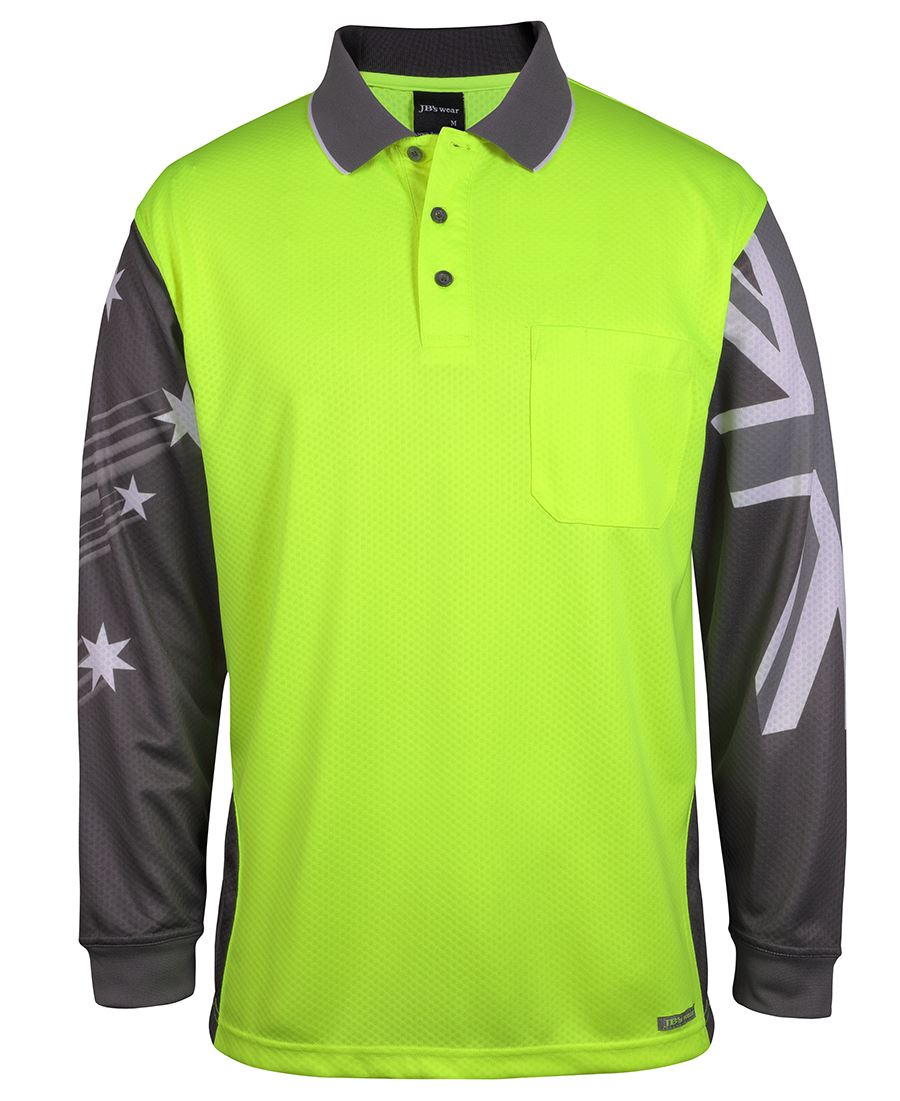 JB's Wear L/S SOUTHERN CROSS POLO 6HSCL