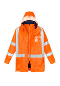 Syzmik Mens Hi Vis X Back Taped 4 in 1 Waterproof Jacket ZJ616