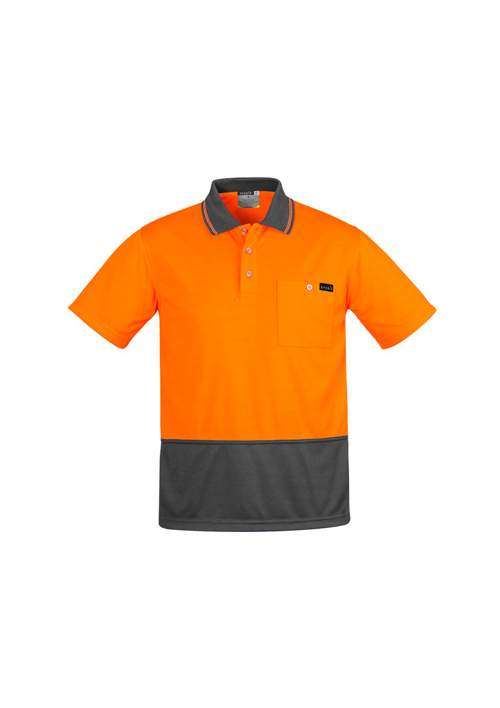 Syzmik Mens Comfort Back S/S Polo ZH415