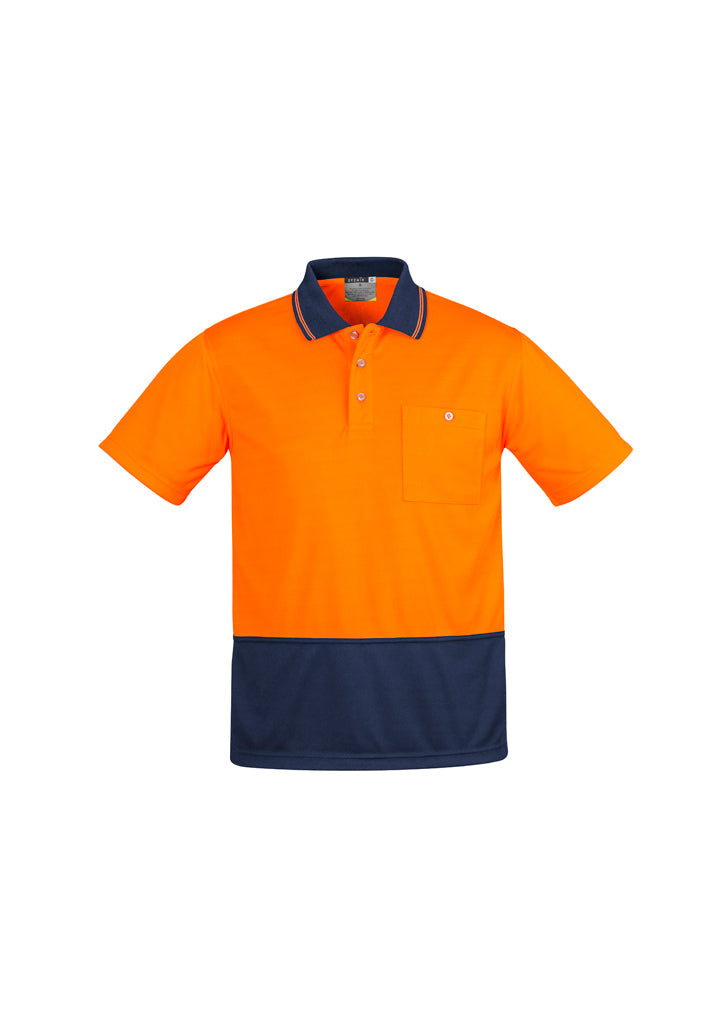Syzmik Mens Comfort Back S/S Polo ZH415