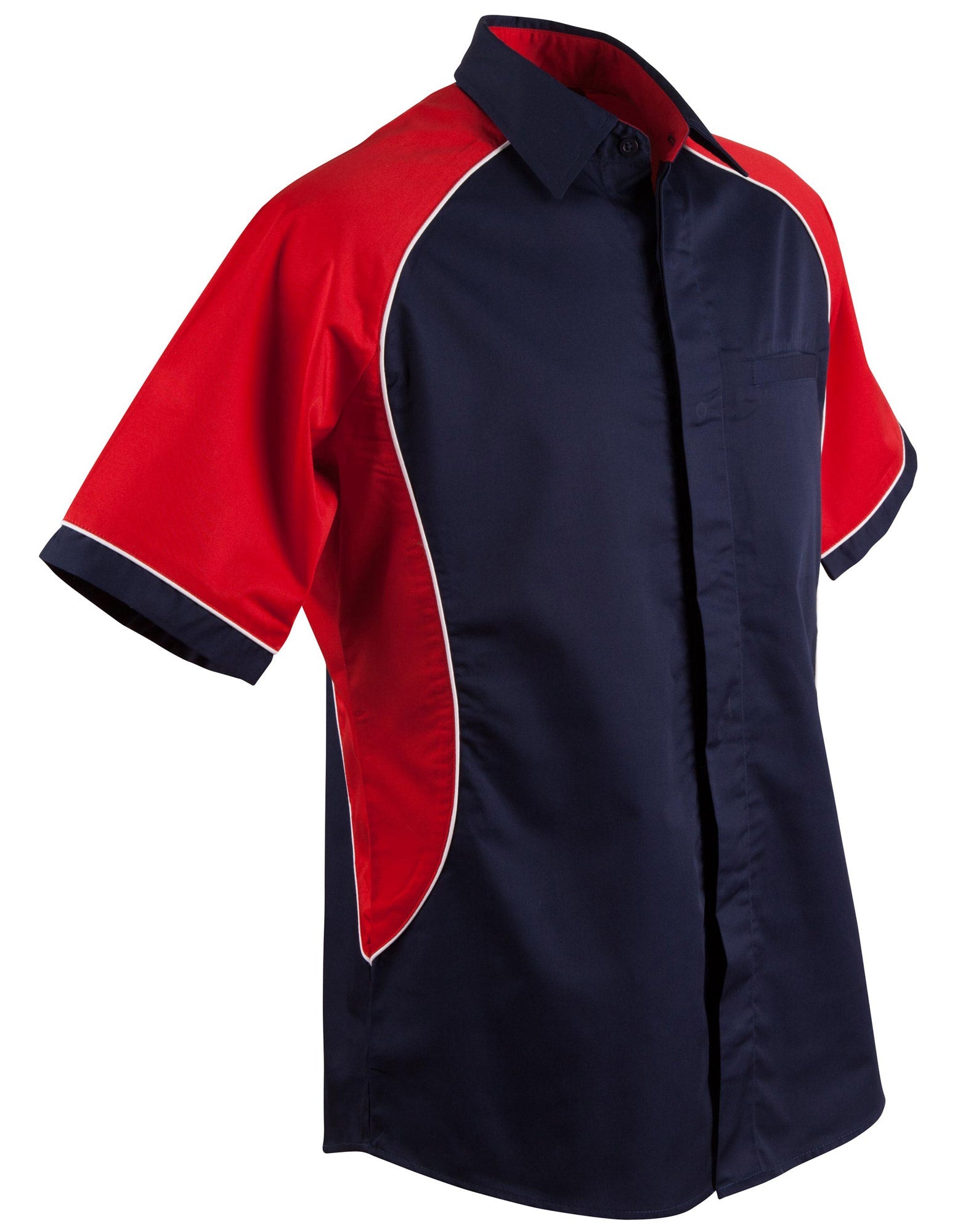 Benchmark BS15 Men's Arena Tri-Colour Contrast Shirt
