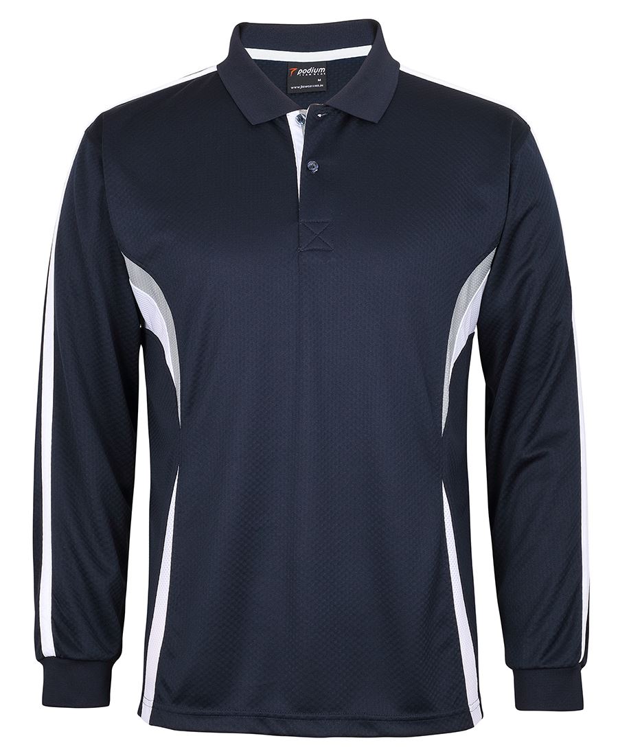 JBS PODIUM L/S COOL POLO 7CLP
