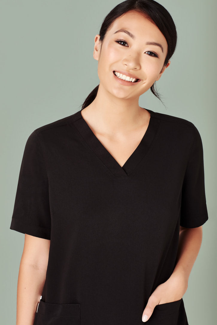Biz Care WOMENS AVERY EASY FIT V-NECK SCRUB TOP   CST941LS