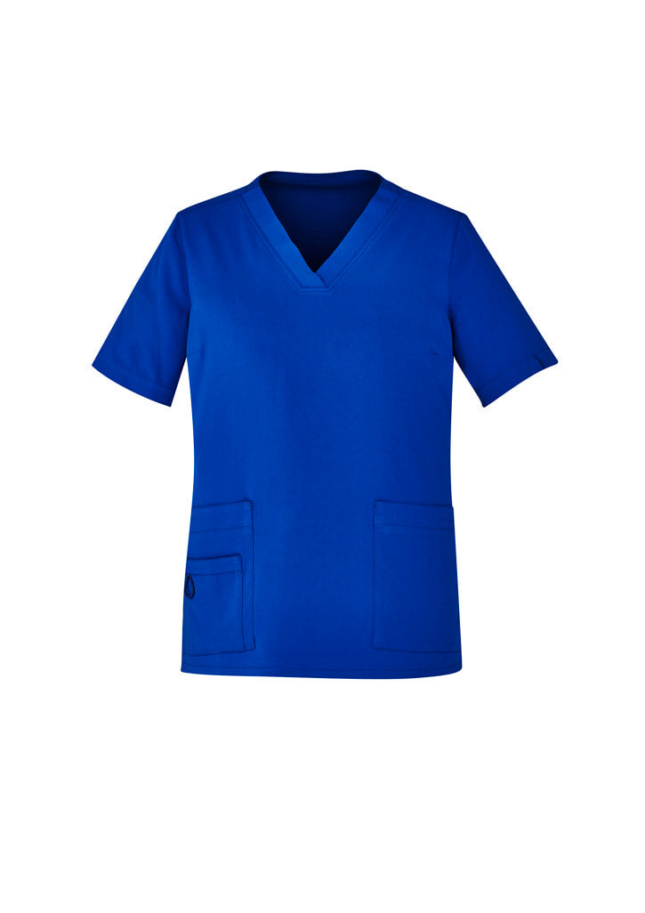 Biz Care WOMENS AVERY EASY FIT V-NECK SCRUB TOP   CST941LS