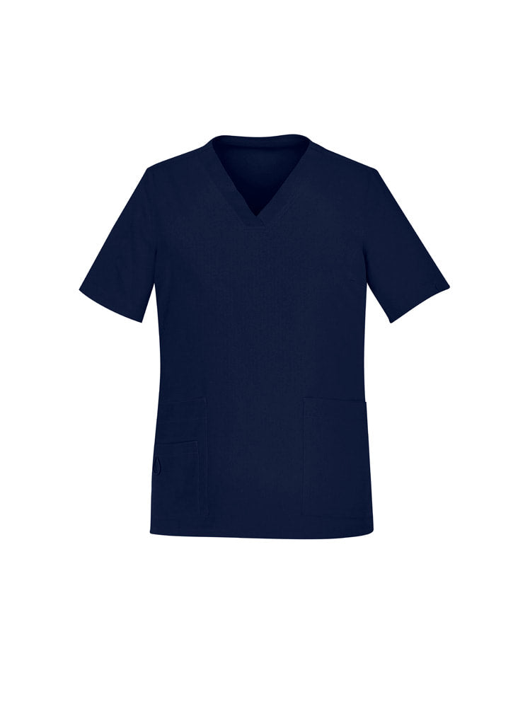 Biz Care WOMENS AVERY EASY FIT V-NECK SCRUB TOP   CST941LS